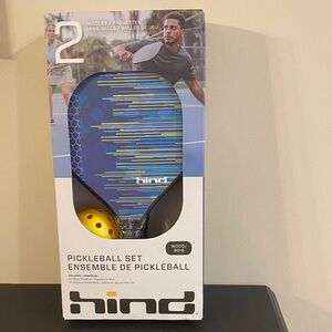 Hind Pickleball Set with Paddles and 2 balls New